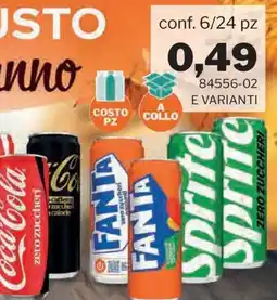 GrosMarket Coca-Cola zero zuccheri offerta