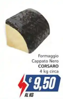 Italy Cash Formaggio Cappato Nero Corsaro offerta