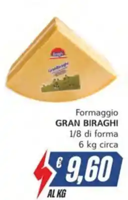 Italy Cash Formaggio Gran Biraghi offerta