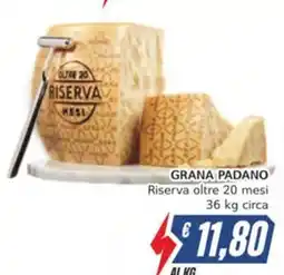 Italy Cash Grana Padano Riserva offerta