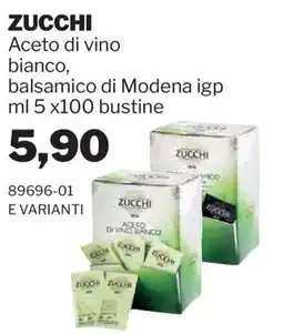 GrosMarket Zucchi Aceto di vino bianco, balsamico di Modena igp offerta