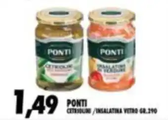Ponti cetriolini / insalatina vetro