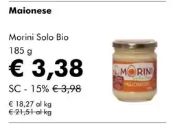 NaturaSì Morini Solo Bio Maionese offerta