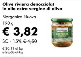Olive riviera denocciolat Biorganica Nuova