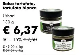 Salsa tartufata, tartufata bianca Urbani
