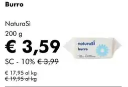 NaturaSì NaturaSi burro offerta