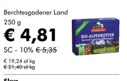 NaturaSì Berchtesgadener Land BIO-Alpenbutter offerta