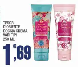 Splendidi e Splendenti Tesori d'Oriente doccia crema offerta