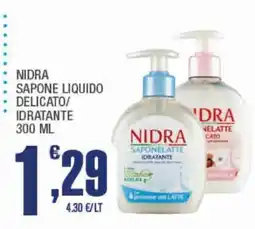Splendidi e Splendenti Nidra Sapone liquido delicato/ idratante offerta