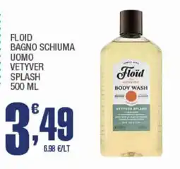 Splendidi e Splendenti Floid bagno schiuma uomo vetyver splash offerta