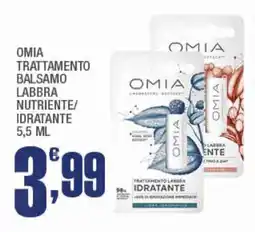 Splendidi e Splendenti Omia trattamento labbra idratante offerta