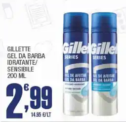 Splendidi e Splendenti Gilette gel da barba idratante/sensibile offerta