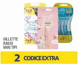 Splendidi e Splendenti Gillette rasoi vari tipi offerta