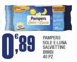 Splendidi e Splendenti Pampers Sole e Luna salviettine bimbi offerta