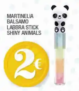 Splendidi e Splendenti Martinelia balsamo labbra stick shiny animals offerta