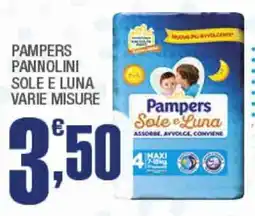 Splendidi e Splendenti Pampers pannolini sole e luna offerta