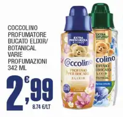 Splendidi e Splendenti Coccolino profumatore bucato elixir offerta