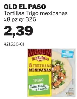 GrosMarket Old El Paso tortillas trigo mexicanas offerta