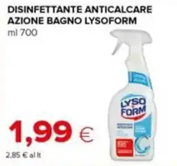Tigre Disinfettante anticalcare azione bagno Lysoform offerta