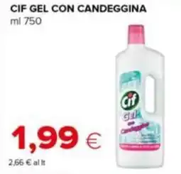 Tigre Cif gel con candeggina offerta