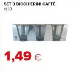 Tigre Set 3 bicchierini caffè offerta