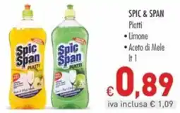 Cash & Carry Grossy Spic & Span Piatti offerta