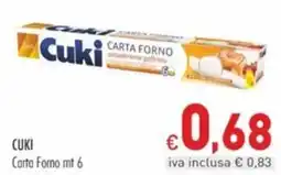 Cash & Carry Grossy Cuki Carta Forno offerta