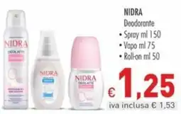 Cash & Carry Grossy Nidra deodorante offerta