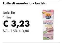 NaturaSì Latte di mandorla - barista Isola Bio offerta