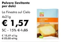 NaturaSì Polvere lievitante per dolci La Finestra sul Cielo offerta