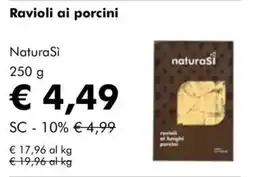 NaturaSì Ravioli ai porcini NaturaSi offerta