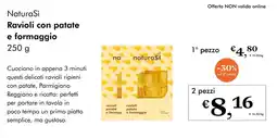 NaturaSì NaturaSi Ravioli con patate e formaggio offerta