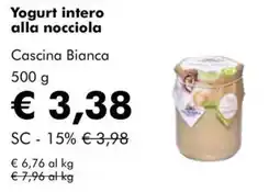 NaturaSì Yogurt intero alla nocciola Cascina Bianca offerta