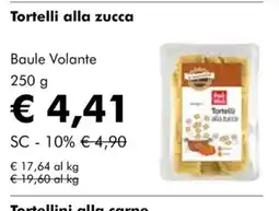 NaturaSì Baule Volante Tortelli alla zucca offerta