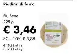 NaturaSì Piadina di farro Più Bene offerta