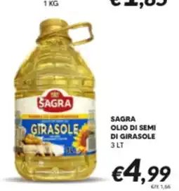 Supermercati Visotto Sagra olio di semi di girasole offerta