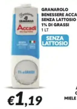 Supermercati Visotto Granarolo Accadi senza lattosio offerta