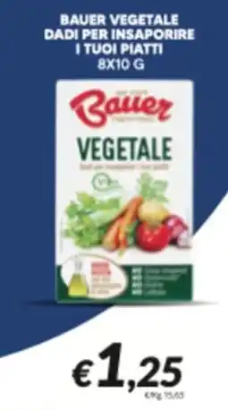 Supermercati Visotto Bauer vegetale dadi per insaporire i tuoi piatti offerta