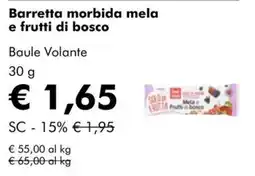 NaturaSì Barretta morbida mela e frutti di bosco Baule Volante offerta