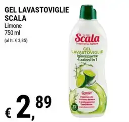 Tre Valli Supermercato Gel lavastoviglie Scala Limone offerta