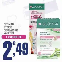 Splendidi e Splendenti Geomar strisce depilatorie viso offerta