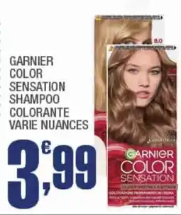 Splendidi e Splendenti Garnier Color Sensation Shampoo Colorante Varie Nuances offerta