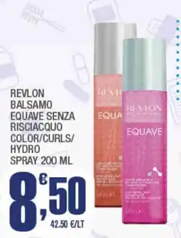 Splendidi e Splendenti Revlon balsamo equave senza risciacquo color/curls/hydro spray offerta