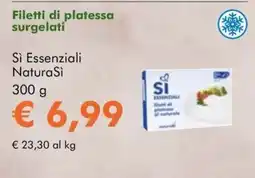 NaturaSì Filetti di platessa surgelati Si Essenziali NaturaSi offerta
