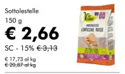 NaturaSì Minicrackers lenticchie rosse offerta