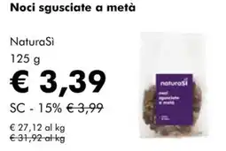 NaturaSì Noci sgusciate a metà NaturaSi offerta