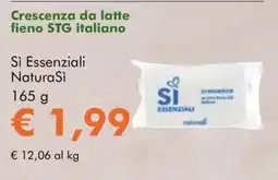 NaturaSì Crescenza da latte fieno STG italiano Si Essenziali NaturaSi offerta
