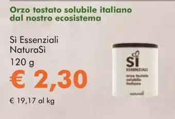 Orzo tostato solubile italiano Si Essenziali NaturaSi