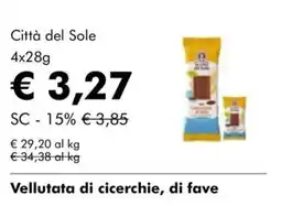 NaturaSì Città del Sole Vellutata di cicerchie, di fave offerta