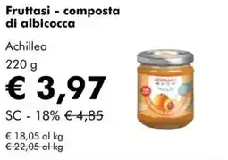 NaturaSì Fruttasi composta di albicocca Achillea offerta